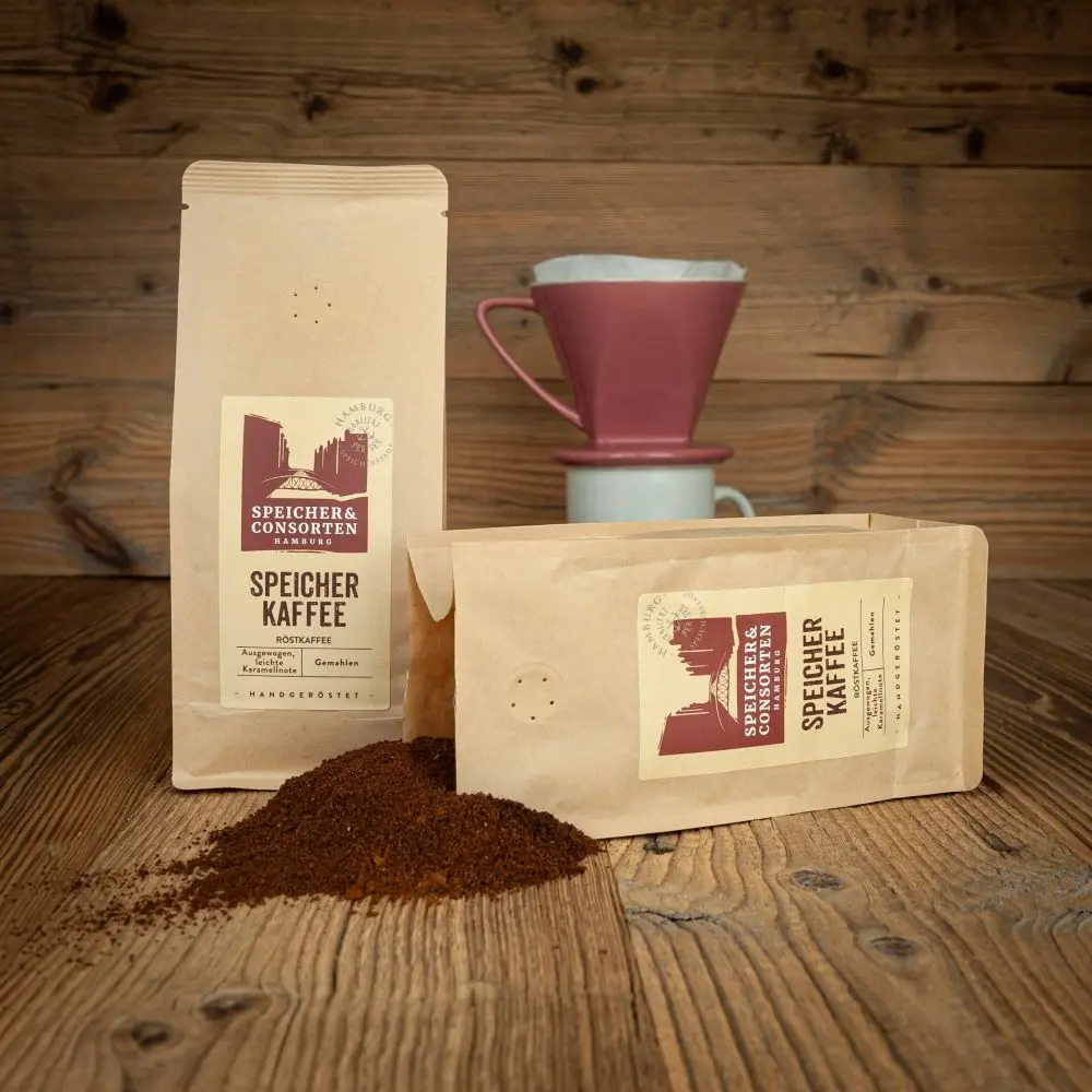 Speicherkaffee, gemahlen