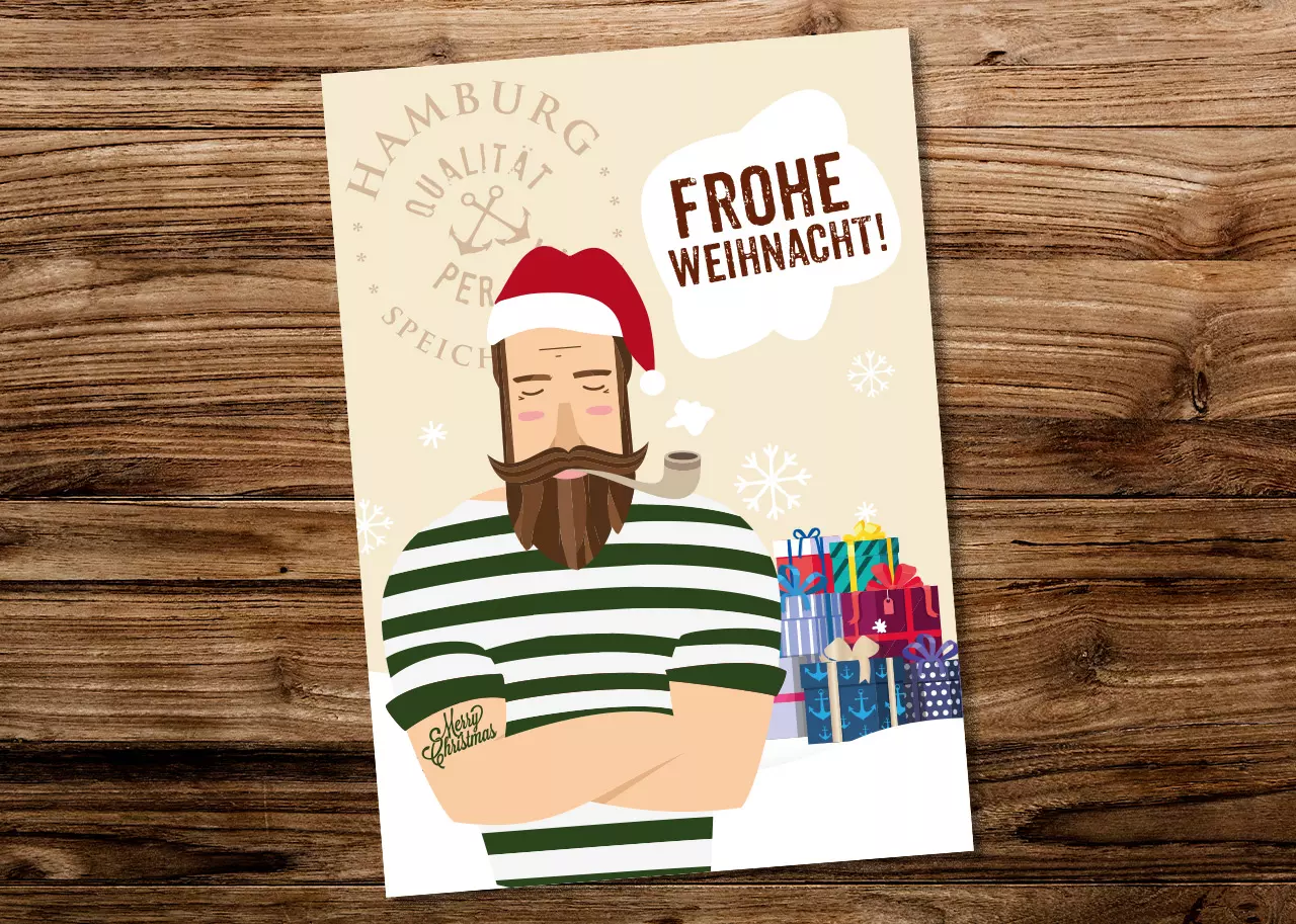 Grußkarte "Frohe Weihnacht"