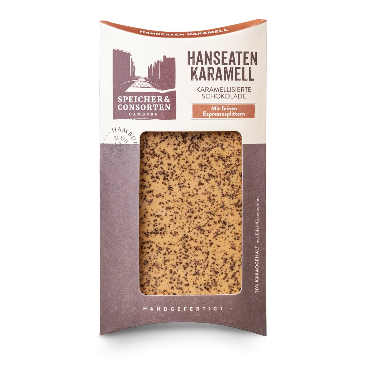 Hanseatenkaramell Scokolade von Speicher und Consorten