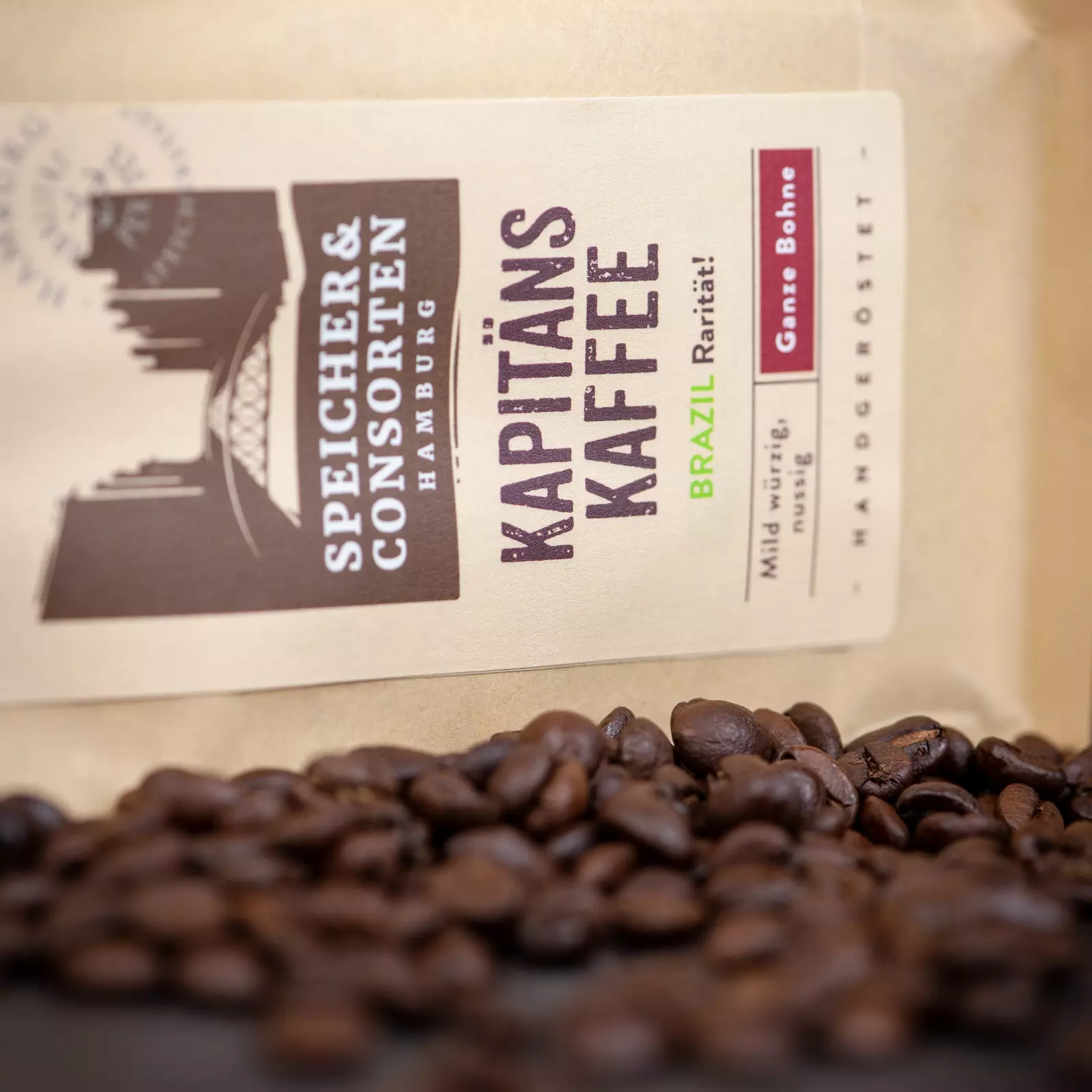 Kapitaenskaffee ganze Bohne von Speicher und Consorten