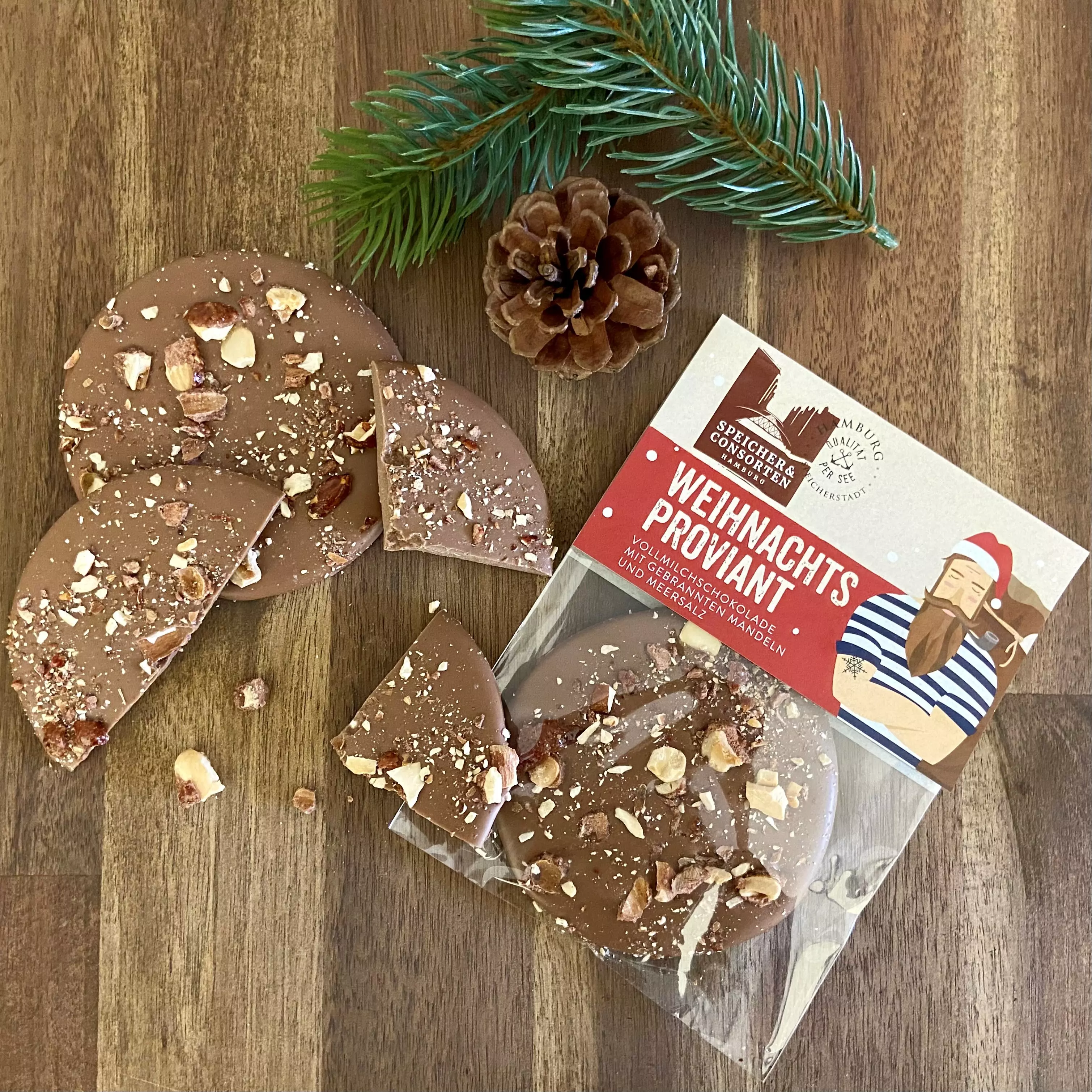 Schokotaler "Weihnachtsproviant"