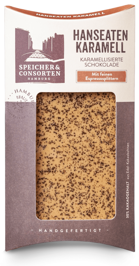 Hanseatenkaramell SChokolade von Speicher & Consorten